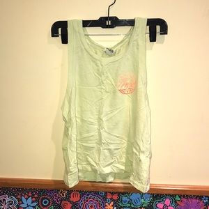 VICTORIA SECRET NEON YELLOW TANK